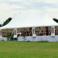 Mariage sous Chapiteau Bambou 15x25m soit 375m avec calage à 1,60m