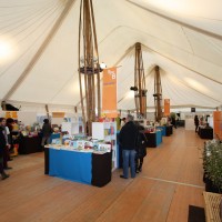 Salon du Livre de Lyon sous 650m² de Chapiteaux Bambou