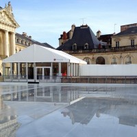 Patinoire de Dijon pendant le montage