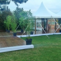 Sas d'accueil et terrasse