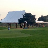 Evénement d'entreprise sous Chapiteau bambou de 375m² (15x25m) au golf de Lyon